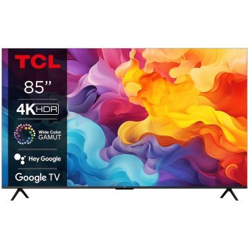 Televizor TCL LED 85V6B, 214 cm, Smart Google TV, 4K Ultra HD, Clasa F