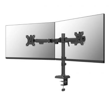 Brat dublu monitor Neomounts DS60-600BL2; pentru display-uri cu diagonale 10