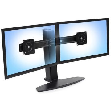 Ergotron Suport TV - Monitor Ergotron 33-396-085 Neoflex Dual Monitor Lift Stand, 24IN,  6.4-15.4KG,  Lift 12.7 MISD 3Y, Negru