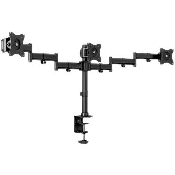 Multibrackets Suport pentru 3 monitoare Multibrackets 3385, 15- 27, max. 8 kg / monitor, Negru