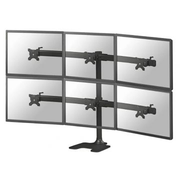 Suport 6 monitoare de birou Neomounts FPMA-D700DD6; pentru display-uri cu diagonale 10