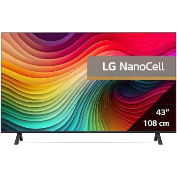 Televizor LG NanoCell 43NANO81T3A, 108 cm, Smart, 4K Ultra HD, Clasa G (Model 2024)