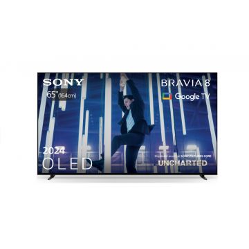 Televizor Sony BRAVIA 8 OLED 65XR80, 164 cm, Smart Google TV, 4K Ultra HD, 100 Hz, Clasa E (Model 2024)