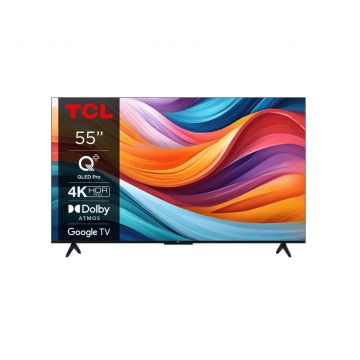 Televizor TCL QLED 55T7B, 139 cm, Smart Google TV, 4K Ultra HD, Clasa F