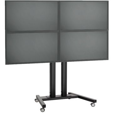 Vogels Stand VideoWALL Vogel's cu baza mobila 2x2