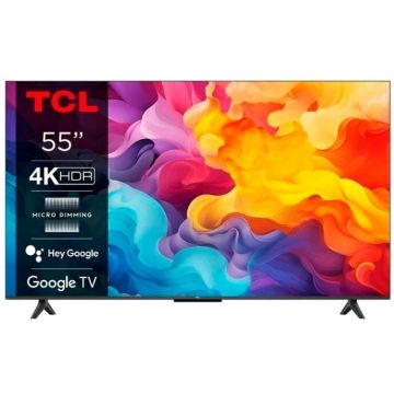 TCL Televizor LED TCL 55P61B, 139 cm, 55, Ultra HD 4K, Smart TV, WiFi, CI+, Negru TCL Televizor LED TCL 55P61B, 139 cm, 55, Ultra HD 4K, Smart TV, WiFi, CI+, Negru