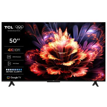 TCL Televizor TCL LED 50V6C, 126 cm, Smart Google TV, 4K Ultra HD, (Model 2025), Negru TCL Televizor TCL LED 50V6C, 126 cm, Smart Google TV, 4K Ultra HD, (Model 2025), Negru