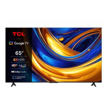 TCL Televizor TCL LED 65P69B, 65'', 165cm, Smart Google TV, 4K Ultra HD, 60 Hz, Negru TCL Televizor TCL LED 65P69B, 65'', 165cm, Smart Google TV, 4K Ultra HD, 60 Hz, Negru