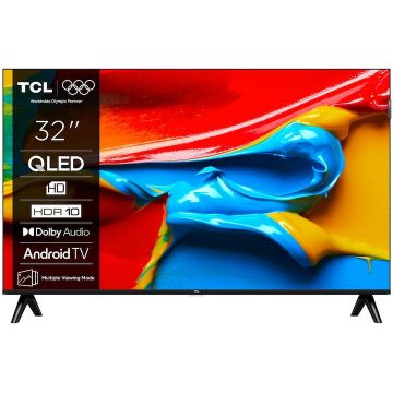 TCL Televizor TCL QLED 32V4C, HD, 32''(80 cm), Smart TV, WiFi, CI+ TCL Televizor TCL QLED 32V4C, HD, 32''(80 cm), Smart TV, WiFi, CI+