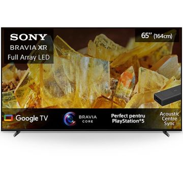 Sony Televizor Sony BRAVIA XR65X90LAEP, LED, 4K UltraHD, 65''(164cm), Smart Google TV, 4K Ultra HD, 100 Hz, Clasa F Sony Televizor Sony BRAVIA XR65X90LAEP, LED, 4K UltraHD, 65''(164cm), Smart Google TV, 4K Ultra HD, 100 Hz, Clasa F