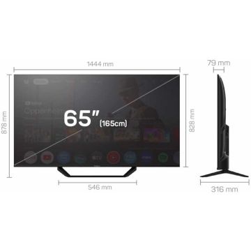 TESLA Tesla Google TV DLED 65E655BUS, 165 cm, UHD, blackDVB-T/T2/C/S/S2, 250cd/m2, VESA 200x499 mm TESLA Tesla Google TV DLED 65E655BUS, 165 cm, UHD, blackDVB-T/T2/C/S/S2, 250cd/m2, VESA 200x499 mm