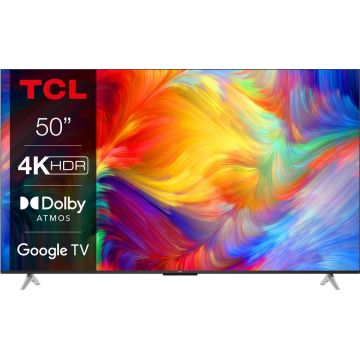 Televizor LED TCL Smart TV 50P638 Seria P638 126cm negru-argintiu 4K UHD HDR