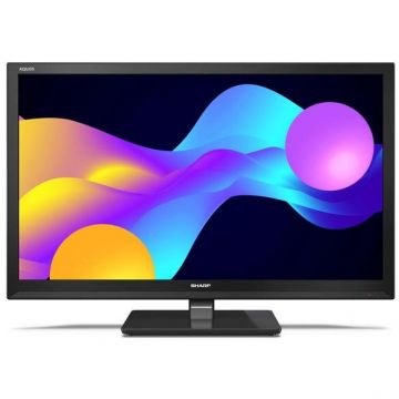 Sharp Televizor LED Sharp 24EE3E, 60 cm, HD Ready, Smart TV, WiFi, CI, Negru