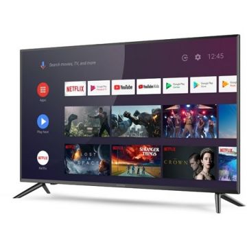 Televizor Smart QLED QL43ePlay6100-U 4K UHD 109cm 43inch Bluetooth 5.0 Wi-Fi Negru