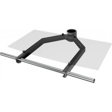 Suport Edbak TRS4c-B, din sticla, pentru Stand mobil Edbak TR4/TR5/TR6 (Negru)