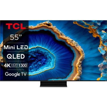 Televizor QLED Mini LED Smart TV 55C805 139cm 55inch Ultra HD 4K Black
