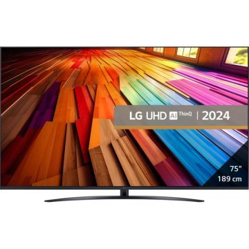 Televizor Smart LG LED 75UT81003LA, 189 cm, Ultra HD 4K, Clasa F