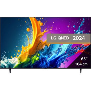 Televizor Smart LG QNED 65QNED80T3A, 164 cm, Ultra HD 4K, Clasa E