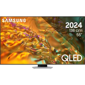 Televizor Smart QLED Samsung 55Q80D, 138 cm, Ultra HD 4K, Clasa F