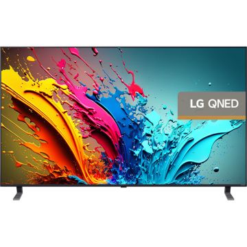 Televizor Smart QNED LG 55QNED85T3C, 139 cm, Ultra HD 4K, HDR, Clasa E