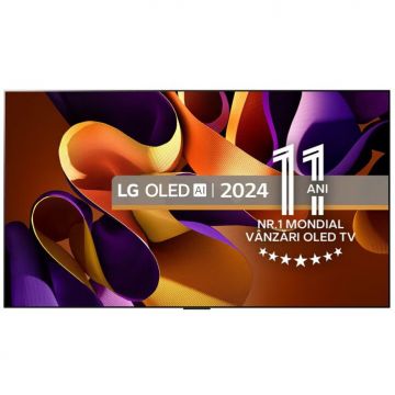 LG Televizor LG OLED evo OLED55G42LW, 139 cm, Smart, 4K Ultra HD, 100 Hz, Clasa F (Model 2024), Negru