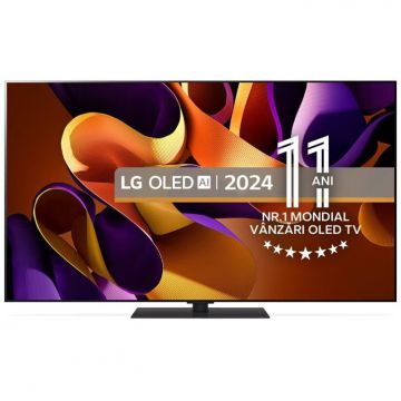 LG Televizor LG OLED evo OLED55G43LS, 139 cm, Smart, 4K Ultra HD, 100 Hz, Clasa F (Model 2024), Negru