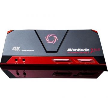 Placa de captura AVerMedia Gamer Portable 2 Plus, USB, HDMI, 4Kp60