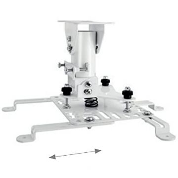 Suport Monitor projector ceiling mount (white)