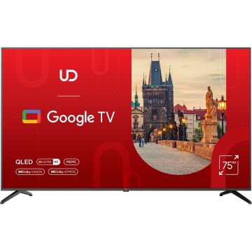 Televizor 75inch 75QGU8210S 4K Ultra HD Q-LED DVB-T/T2/C Smart Negru