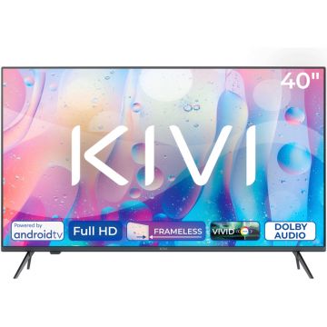 Televizor LED KIVI Smart TV 40F760QB Seria F760QB 100cm negru Full HD