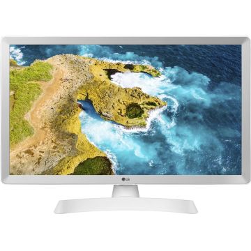 Televizor LED LG Monitor TV 24TQ510S-WZ Seria TQ510S 60cm alb HD Ready