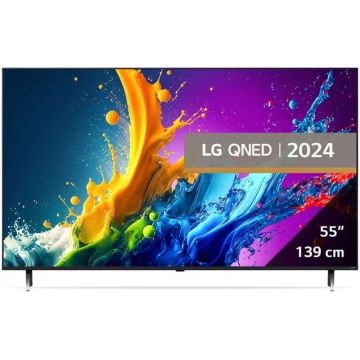 Televizor LED LG Smart TV 55QNED80T3A Seria QNED80 139cm 4K UHD HDR