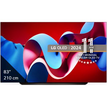 Televizor LED LG Smart TV OLED83C41LA Seria evo C4 210cm 4K UHD HDR