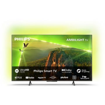 Televizor LED Philips Smart TV 75PUS8118/12 Seria PUS8118/12 189cm 4K UHD HDR Ambilight pe 3 laturi