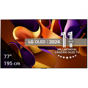 Televizor OLED Evo OLED77G42LW 195Cm Smart 4K Ultra HD Clasa F (Model 2024) Gri