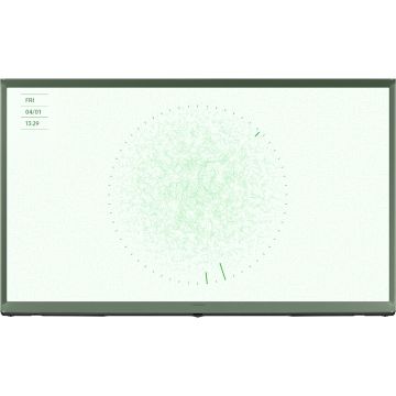 Televizor Samsung Lifestyle The Serif QLED 50LS01D, 125 cm, 4K, Smart, Clasa G (Model 2024), Ivy Green