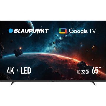 Televizor Smart Blaupunkt 65UGC5500S, 165 cm, 4K, Google TV, Bluetooth, Wi-Fi, Clasa G