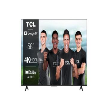 Televizor Smart LED TCL 58P635, 147.3 cm, 4K, Wi-Fi, Gri (Model 2022)