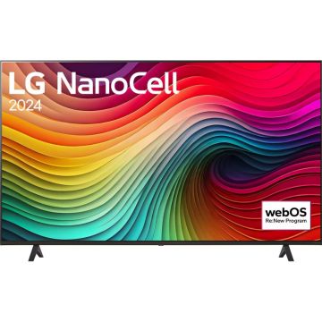 Televizor Smart LG NanoCell 65NANO82T3B, 164 cm, Ultra HD 4K, HDR, Clasa G