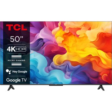 Televizor Smart TCL 50V6B, 126 cm, 4K UHD, LED, HDR, Seria V6B, Clasa F